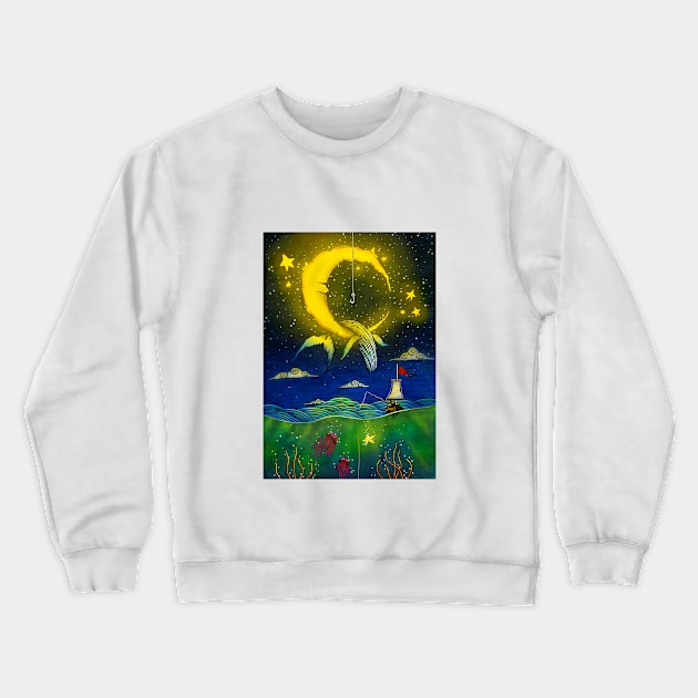 Fishing Crewneck Sweatshirt by ilhnklv